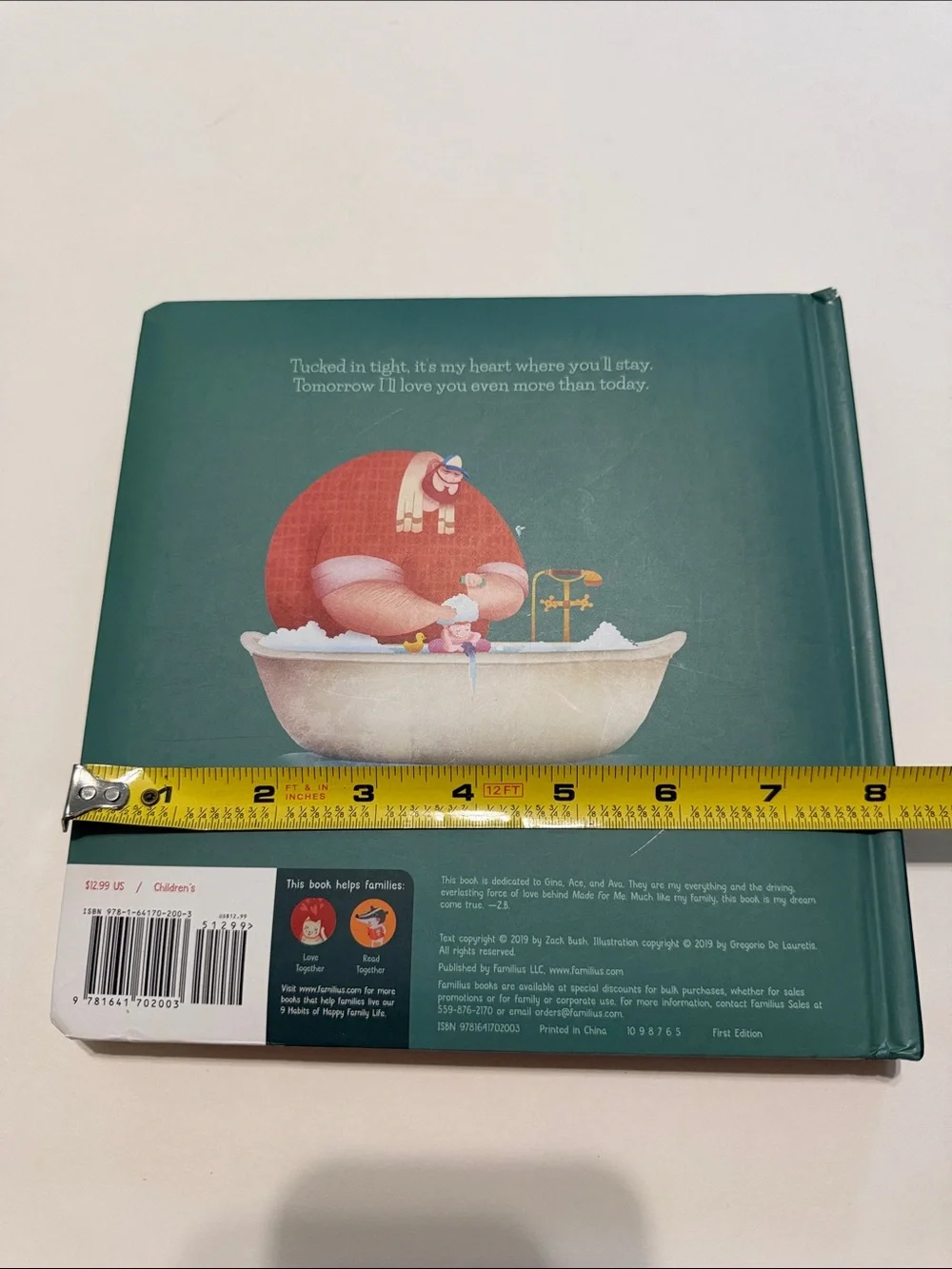 Made For Me Children's Hardcover Picture Book - by Zack Bush